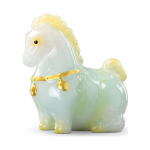 Tea Pet Pferd aus Kunstharz mit Farbwechsel und Geschenkbox