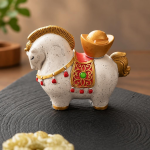 Tea Pet Pferd aus Resin mit Farbwechsel