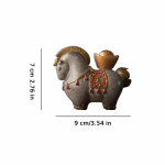 Tea Pet Pferd aus Resin mit Farbwechsel