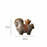 Tea Pet Pferd aus Resin mit Wärmefarbwechsel