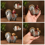 Tea Pet Pferd mit goldener Mähne