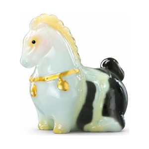 Tea Pet Pferd mit modellierter Mähne und Farbwechsel