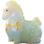 Tea Pet Pferd mit modellierter Mähne und Farbwechsel