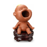 Tea Pet Pipi Boy aus violettem Ton