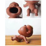Tea Pet Pipi Boy aus violettem Ton
