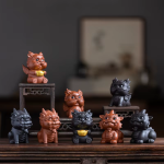 Tea Pet Pixiu aus violettem Ton