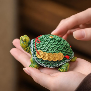 Tea Pet Schildkröte aus Kunstharz