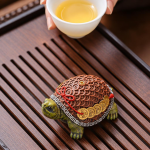 Tea Pet Schildkröte aus Kunstharz