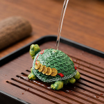 Tea Pet Schildkröte aus Kunstharz