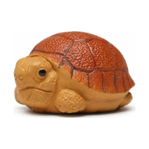 Tea Pet Schildkröte aus violettem Ton