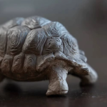 Tea Pet Schildkröte mit gewölbtem Panzer