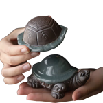 Tea Pet Schildkröte mit Teefilter aus Keramik