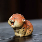 Tea Pet Tiger aus Yixing-Ton, chinesischer Tierkreis