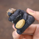Tea Pet Wasserschwein auf Krokodil aus Yixing-Ton