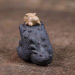 Tea Pet Wasserschwein auf Krokodil aus Yixing-Ton