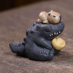 Tea Pet Wasserschwein auf Krokodil aus Yixing-Ton
