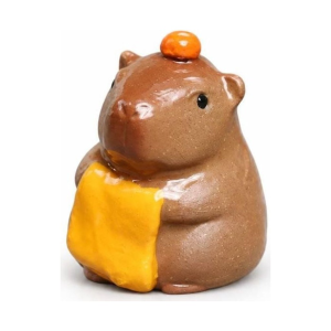 Tea Pet Wasserschwein aus violettem Ton