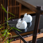 Tea Pets Hase aus Keramik — 2er-Set