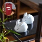 Tea Pets Hase aus Keramik — 2er-Set mit Geschenkbox