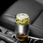 Teeflasche mit Teefilter aus Borosilikatglas