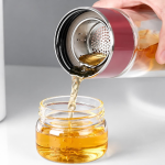 Teeflasche mit Teefilter aus Borosilikatglas