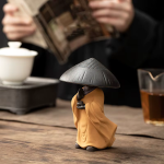 Teekannen-Deckelhalter Gongfu-Teesieb aus Porzellan