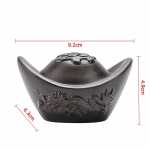 Teekannendeckelhalter aus Keramik in chinesischer Barrenform