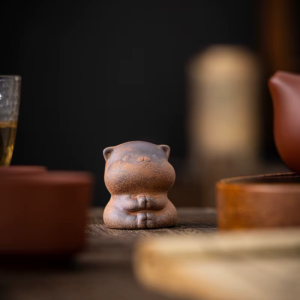 Teetier aus Keramik für Gongfu-Tee