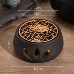 Teewärmer aus Keramik mit offenem Gitter — Geometrisches Gitter