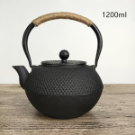Tetsubin-Teekanne aus unbeschichtetem Gusseisen — 1200 ml Noppenrelief