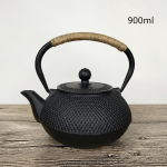 Tetsubin-Teekanne aus unbeschichtetem Gusseisen — 900 ml Noppenrelief