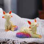 Thermochromes Fuchs-Tea-Pet aus Keramik