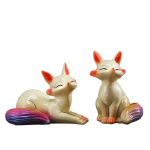 Thermochromes Fuchs-Tea-Pet aus Keramik
