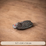 Zikaden-Teetier aus Töpferware für Teetabletts — Ohne Sockel